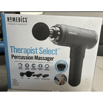 Recalled Homedics Therapist Select Percussion Massager HHP-715-CA packaging